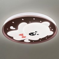 Plafon Sufitowy BEAR Różowy 34W LED 49cm
