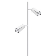 Lampa Podłogowa FLOWER Biały Srebrny 2xGU10 150cm