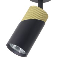 Lampa Sufitowa Spot NEO Czarny Złoty 1xGU10
