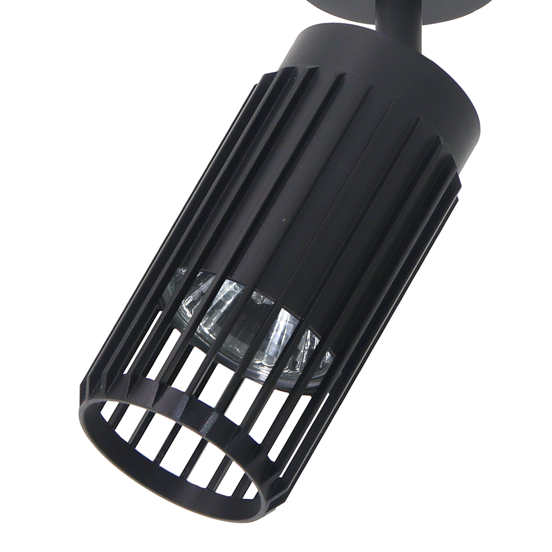 Lampa Sufitowa Spot VERTICAL Czarny Metalowy Klosz 1xGU10