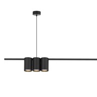 Lampa Wisząca GENESIS Listwa Czarny 5xGU10