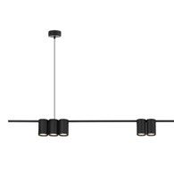 Lampa Wisząca GENESIS Listwa Czarny 7xGU10