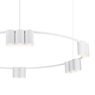 Lampa Wisząca GENESIS Koło Biały 15xGU10 100cm
