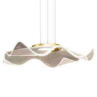 Lampa wisząca LARGO Złota 16W LED 4000K 50cm