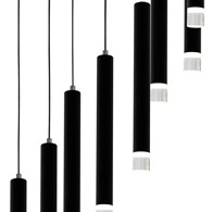 Lampa Wisząca CARBON Czarny 12W LED 45cm