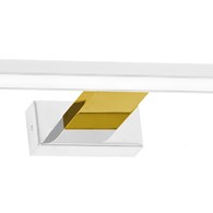 Kinkiet SHINE Biały Złoty 13,8W LED IP44 60cm