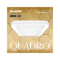Plafon Sufitowy QUADRO Biały 66W LED 50cm