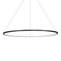 Lampa Wisząca SATURNO Czarny 57W 100cm