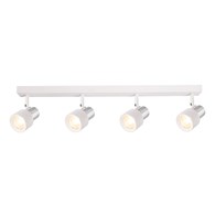 Lampa Sufitowa Spot CINO Biały Srebrny 4xGU10