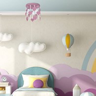 Lampa Sufitowa CORAZON różowa 3xE27