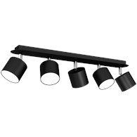Lampa Sufitowa Spot DIXIE Czarny 4xGX53 60cm