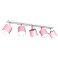 Lampa Sufitowa Spot DIXIE Różowy 4xGX53 60cm