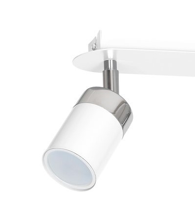 Lampa Sufitowa Spot JOKER Biały Srebrny 3xGU10