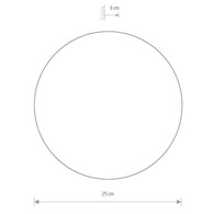 Kinkiet RING Złoty 10W LED 3000K IP20 25cm