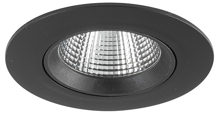 Oprawa Podtynkowa EGINA Czarny LED 10W IP20 4000K