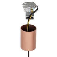Lampa Wisząca HEMISPHERE S Miedziany Metalowy Klosz 1xGX53 33cm