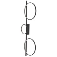 Lampa Sufitowa CIRCOLO Czarny 33W LED 3000K 18,30cm