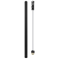 Oprawa Sufitowa FOURTY S Czarny 1xGU10 75cm