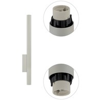 Kinkiet FOURTY XL Jasny Szary 1xGU10 R35