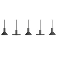 Lampa Wisząca HERMANOS Czarny 5xGU10