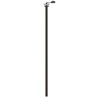 Lampa Sufitowa LASER Czarny 1xG9 110cm