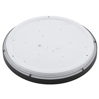 Plafon Łazienkowy AGNES Czarny 22W LED 3000K IP44 33,5cm