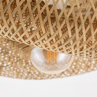 Lampa Sufitowa HAVANA Biały Brązowy Abażur 1xE27 60cm