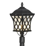 Lampa Ogrodowa TAY Czarny Brązowy 1xE27 IP23 112cm