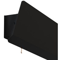 Kinkiet WING Czarny 11W LED 3000K IP20 68cm