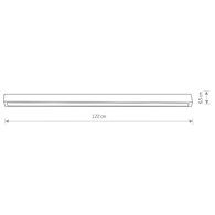 Lampa Sufitowa STRAIGHT Biały 1xT8 22W LED 3000K 123,5cm