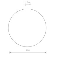 Kinkiet RING Biały 7W LED 3000K IP20 15cm