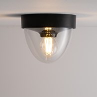 Lampa Ogrodowa NOOK Czarny 1xE27 IP44 Czujnik Ruchu