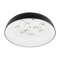 Plafon Sufitowy SATELLITE Czarny 10xE27 78cm