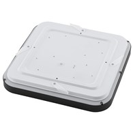 Plafon Łazienkowy AGNES SQUARE Czarny 16W LED 3000K IP44 33,5cm