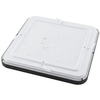 Plafon Łazienkowy AGNES SQUARE Czarny 32W LED 3000K IP44 43,5cm