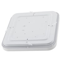Plafon Łazienkowy AGNES SQUARE Biały 16W LED 3000K IP44 33,5cm