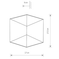 Kinkiet Zewnętrzny TRIANGLES Biały 5W LED 3000K IP54