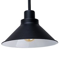 Kinkiet CRAFT Czarny Metalowy Klosz 1xE27