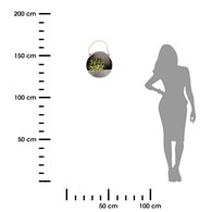 Kwietnik ścienny ze stali cynkowej 30 cm