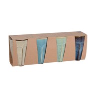 Komplet kolorowych kubków 4 szt 330ml