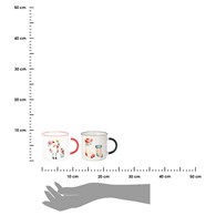 Komplet kubków z motywem świątecznym wzór 1