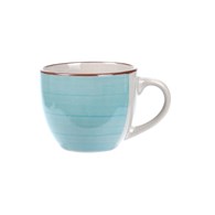 Komplet ceramicznych filiżanek 6 szt Ceramiczne, kolorowe filiżanki, kubki do kawy o pojemności 90 ml, w eleganckim, prezentowym pudełku, zestaw 6 szt