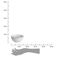 Misa porcelanowa ze złotym rantem 480ml