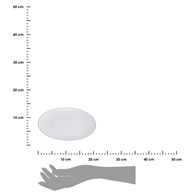 Talerz porcelanowy ze złotym rantem 20cm