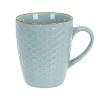 Zestaw kubków ceramicznych 4 szt 200 ml W stylu Glamour w czterech różnych wzorach i pastelowych kolorach zapakowanych w eleganckie pudełko