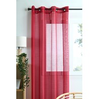 Firana LINWOOD 140x260 czerwona błyszczą