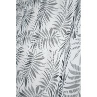 Firana ZIANA 140x260 czarne liście