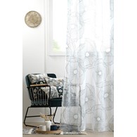 Firana EUGENIE 140x260 duże kwiaty