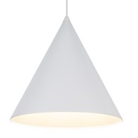 Lampa Wisząca CONO Biały Metalowy Klosz 1xE27 32cm