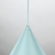 Lampa Wisząca CONO Niebieski Metalowy Klosz 1xE27 32cm